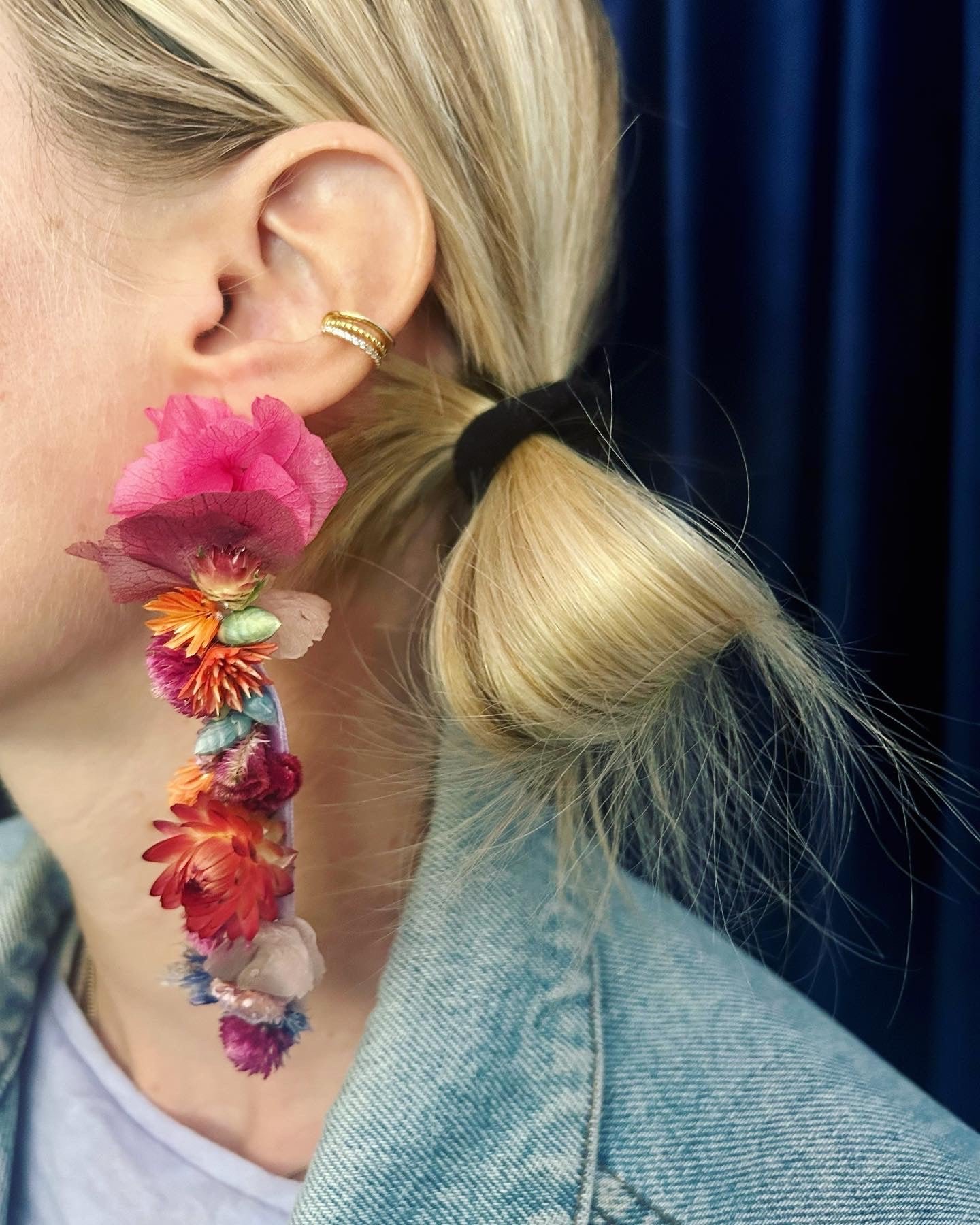 ORECCHINI FLOREALI PENDENTI